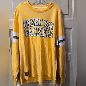 NFL Vintage Collection Reebok Green Bay Packers Long Sleeve Tshirt GUC Size: L